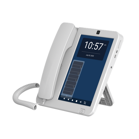 White Housing Android IP Phone with POE