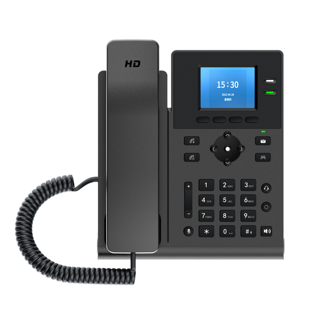 Desktop SIP Phone with POE And IPv4/IPv6 Supported