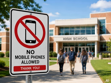 global school cell phone ban policy and screen free classroom environment in 2026.png