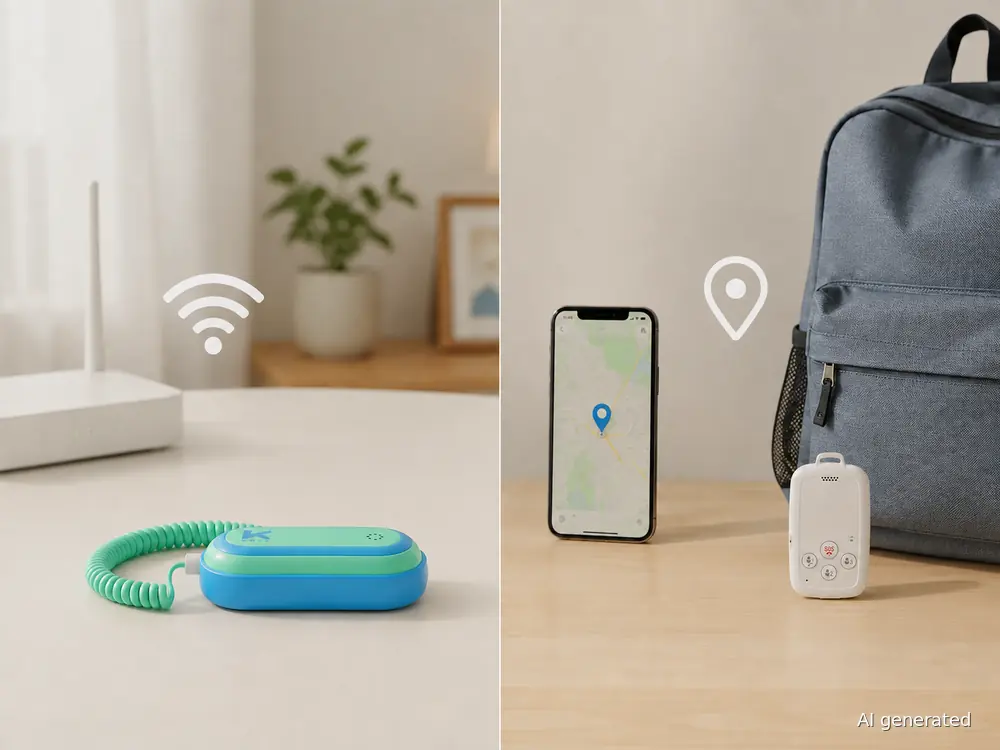 Wi-Fi SIP kids phone and 4G GPS tracker compared in home and mobile tracking scenarios.webp