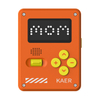  KAER KXS18 4G GPS tracker for kids with dot-matrix display and physical control buttons