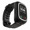 HW02 senior GPS watch angled view showing SIM cover