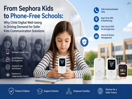 Child digital well-being concept featuring KAER child communication devices as a safer alternative to smartphones for schools and families.jpg