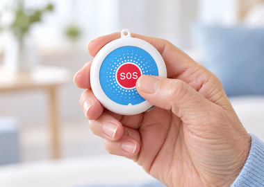Hand-pressing-the-HTK01-SOS-button