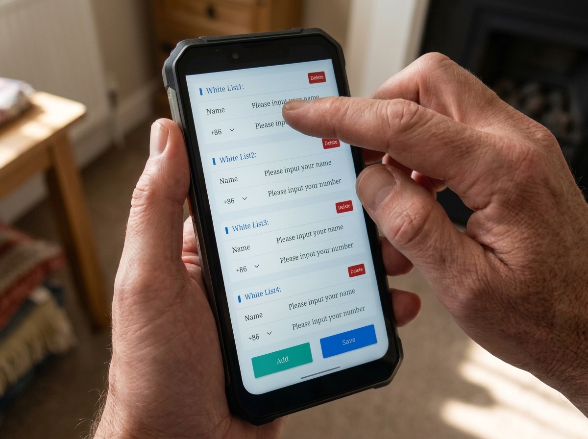 parent setting whitelist on KS20(1)